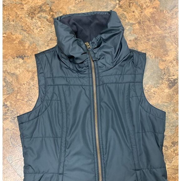 COLUMBIA Black fleece lined Shining Light Insulated Vest Jacket women’s XS - Picture 2 of 9